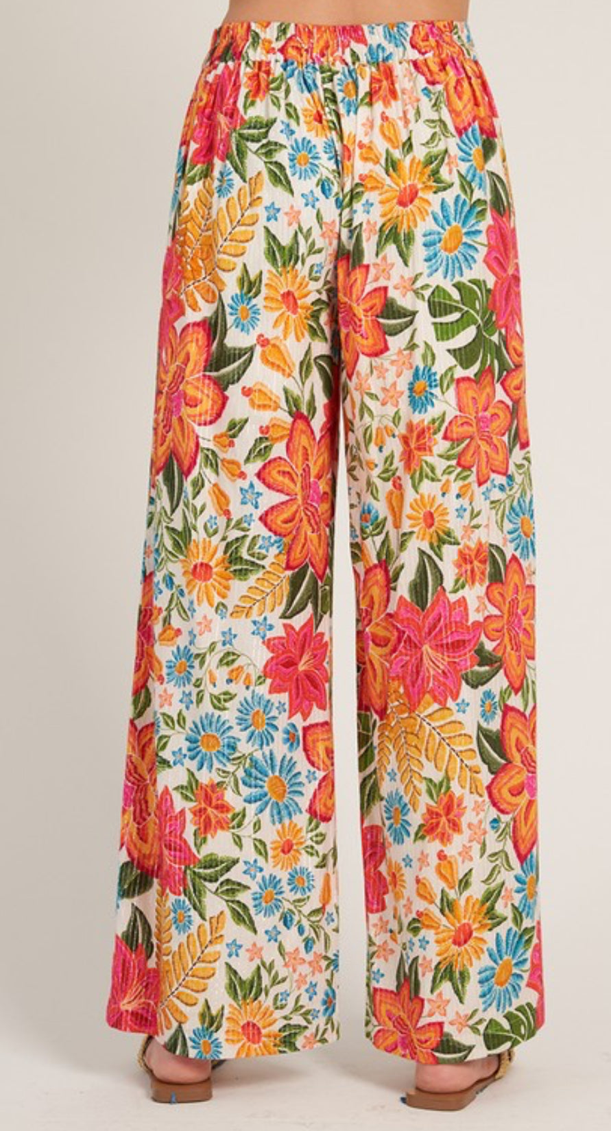 Raya Floral Wide Leg Pants